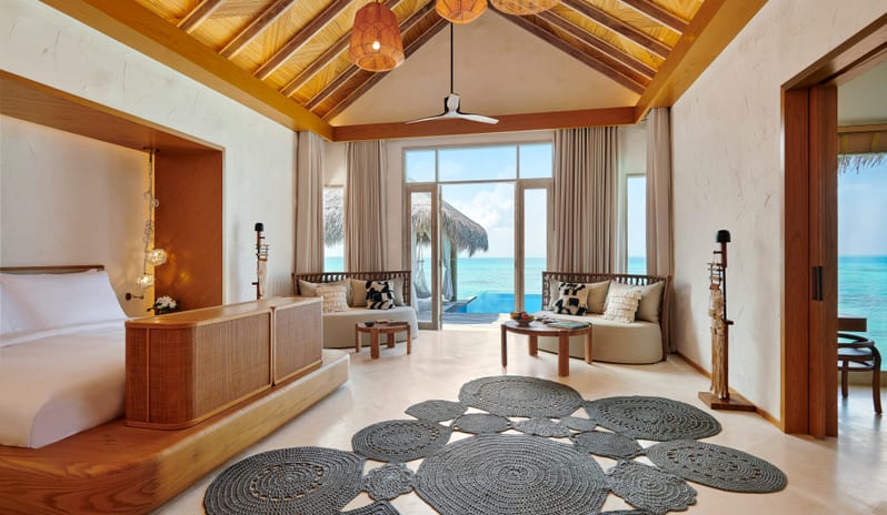 Fairmont Maldives Sirru Fen Fushi-TWO BEDROOM WATER SUNSET BEDROOM_15643